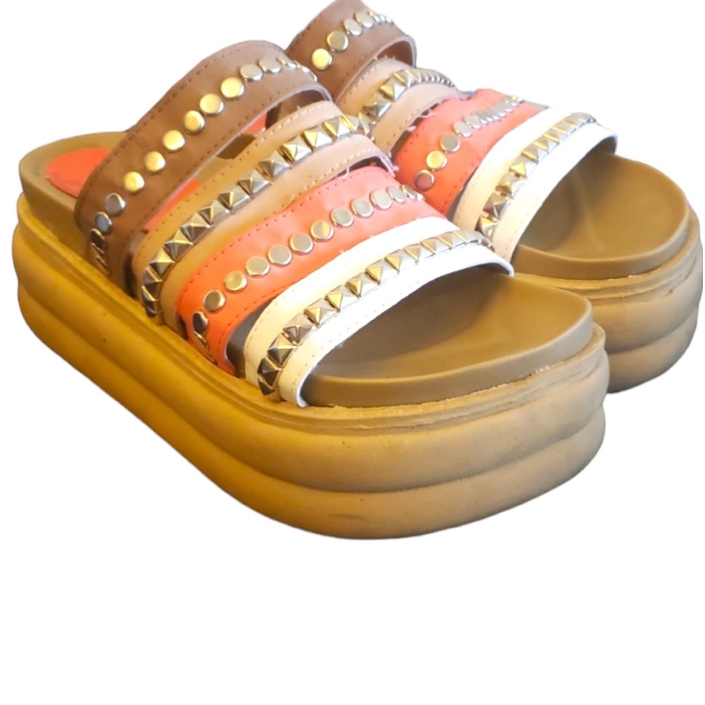 Garmentory Loiret platform sandals w grommets